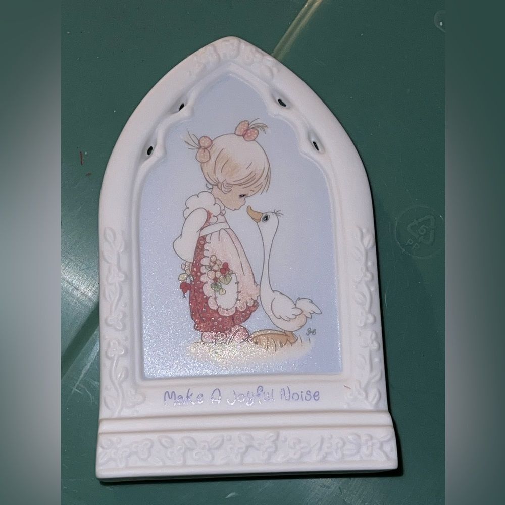 NIB Precious Moments make a joyful noise Standing Plaque 139327